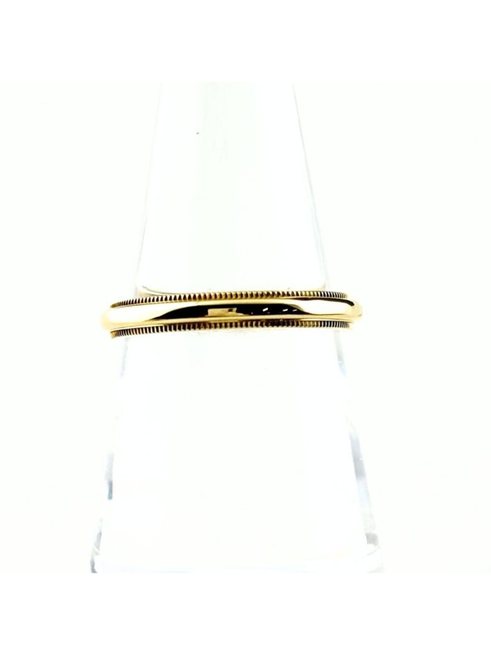 Tiffany & Co Milgrain Band Yellow Gold Ring